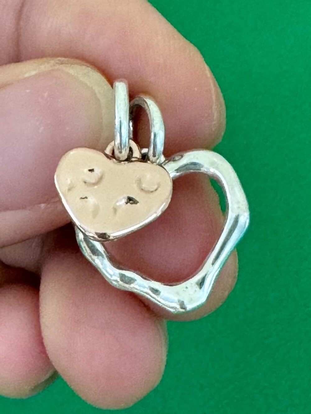 Authentic Pandora Joined Hearts Dangle Charm